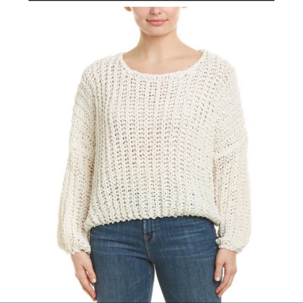 Sage The Label Crochet Sweater size large